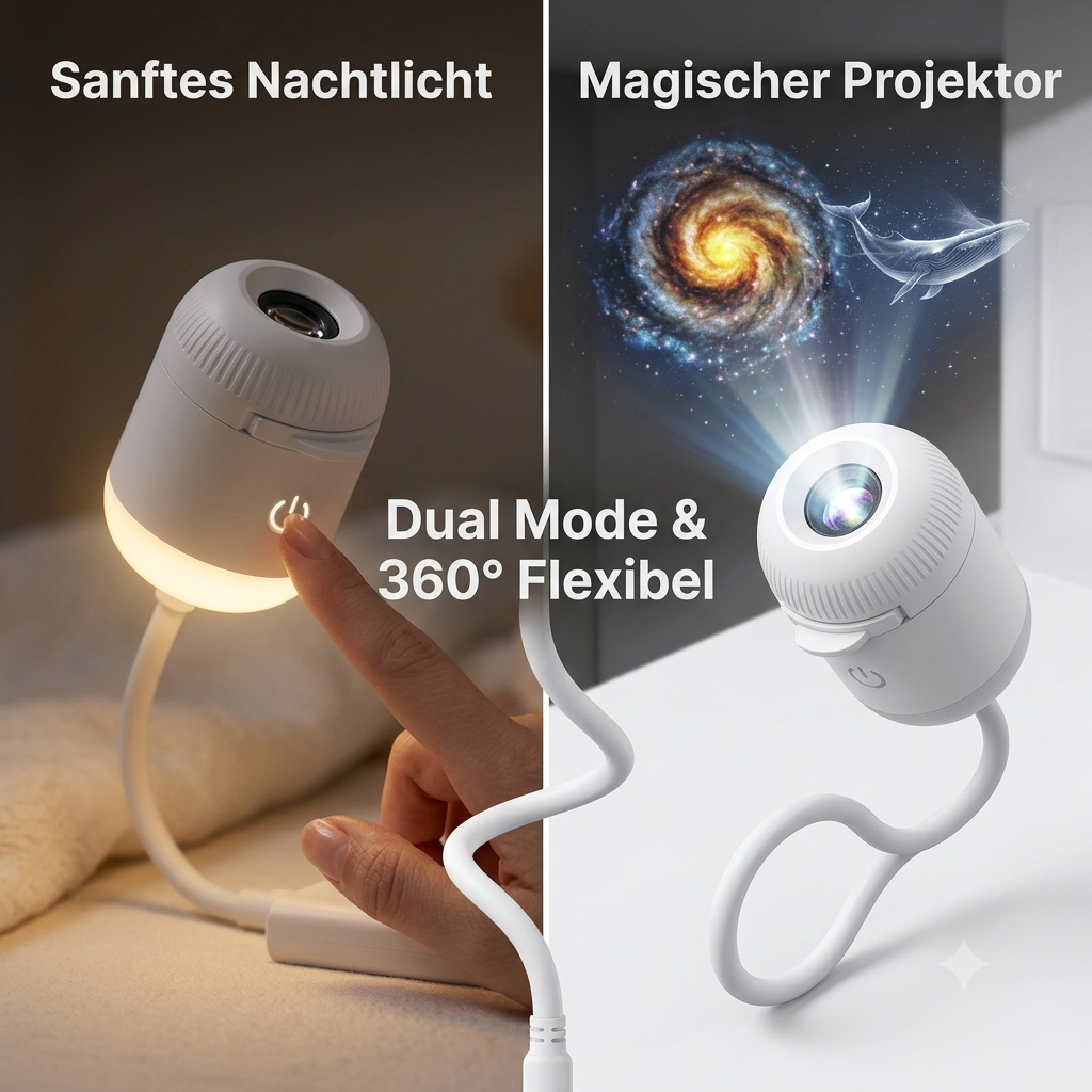 Traumschloss | Mini-USB-Sternenprojektor