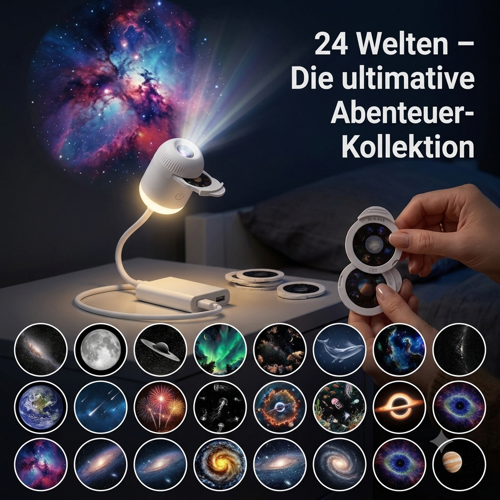 Traumschloss | Mini-USB-Sternenprojektor