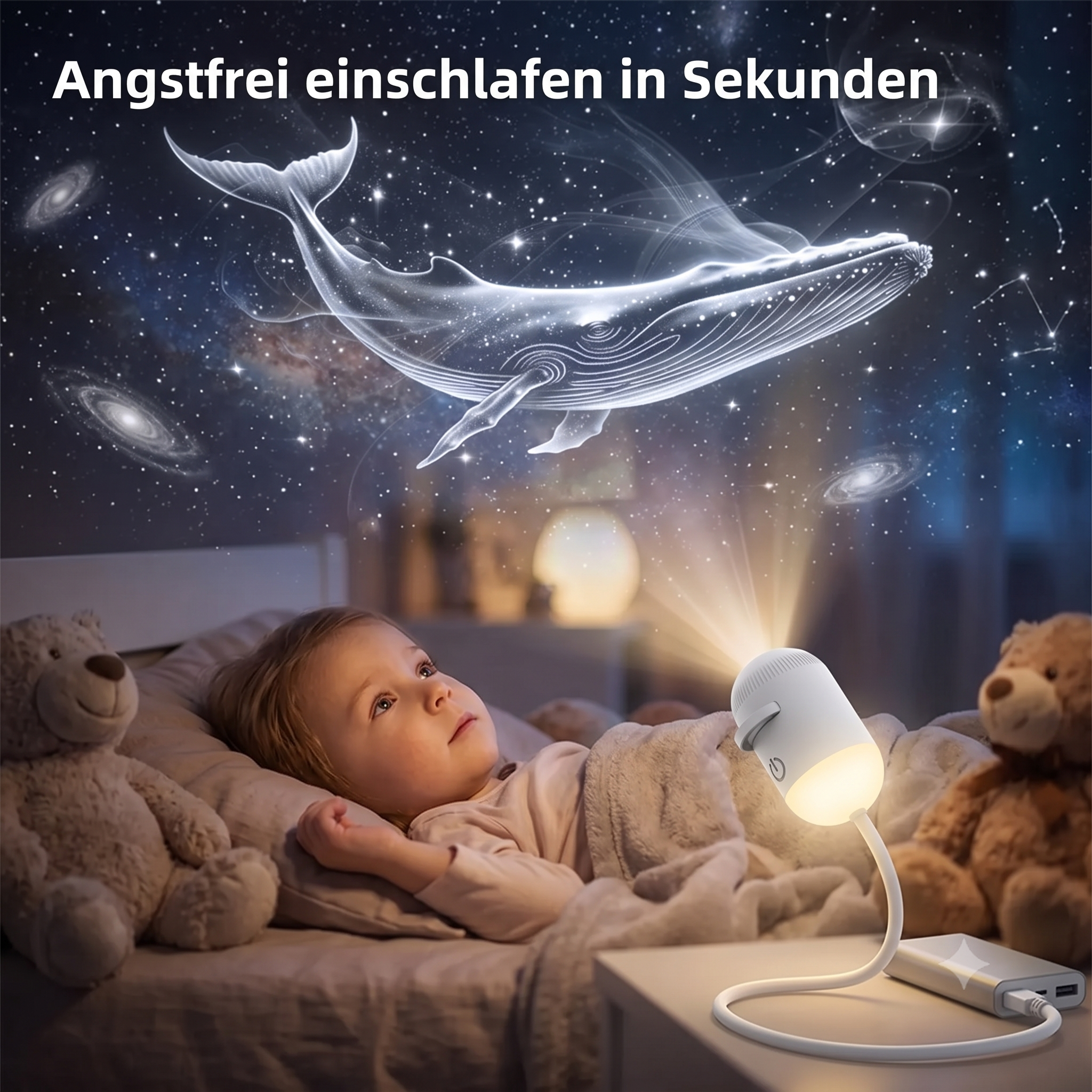 Traumschloss | Mini-USB-Sternenprojektor